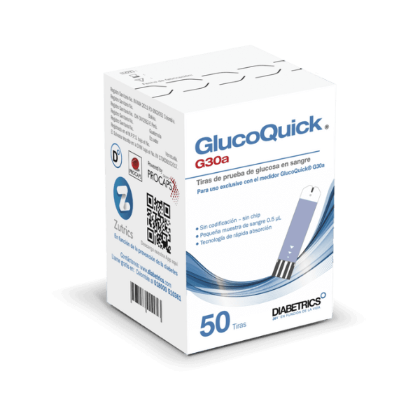 Tododiabetes tirillas Glucoquick G30a