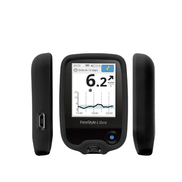 Funda de silicona para lector freestyle libre + 20 parches para sensor Freestyle libre