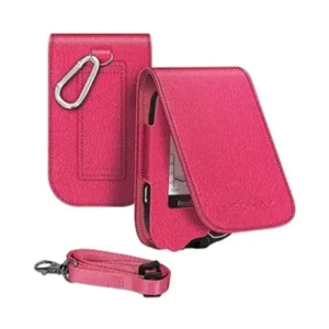 Funda de piel para lector Freestyle Libre Rosa