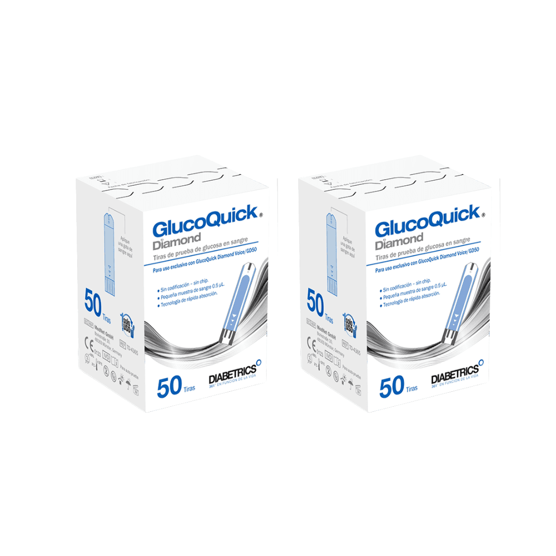 Plan de suscripción 6 meses Tiras Glucoquick Diamond GD50