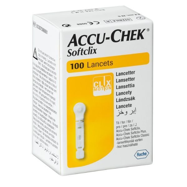 Lancetas Accu-Chek Softclix Caja X 100