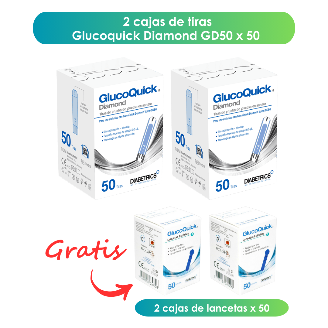 Oferta Tiras Glucoquick Diamond GD50