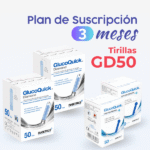 Plan Suscripción Trimestral Tiras GlucoQuick Diamond GD50